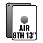 Apple iPad Air 13" 8th Wi-Fi Cell/ 5G/ M4/ 128GB/ Gris Espacial