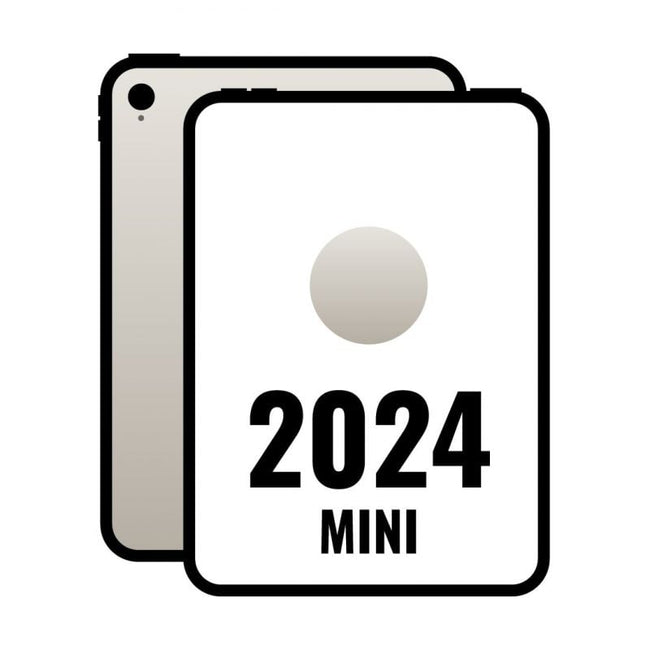 iPad Mini 8.3" 2024 7th WiFi/ A17 Pro/ 128GB/ Blanco Estrella- MXN83TY/A Hover Image