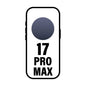 Smartphone Apple iPhone 17 Pro Max 256GB/ 6.9"/ 5G/ Azúl Oscuro