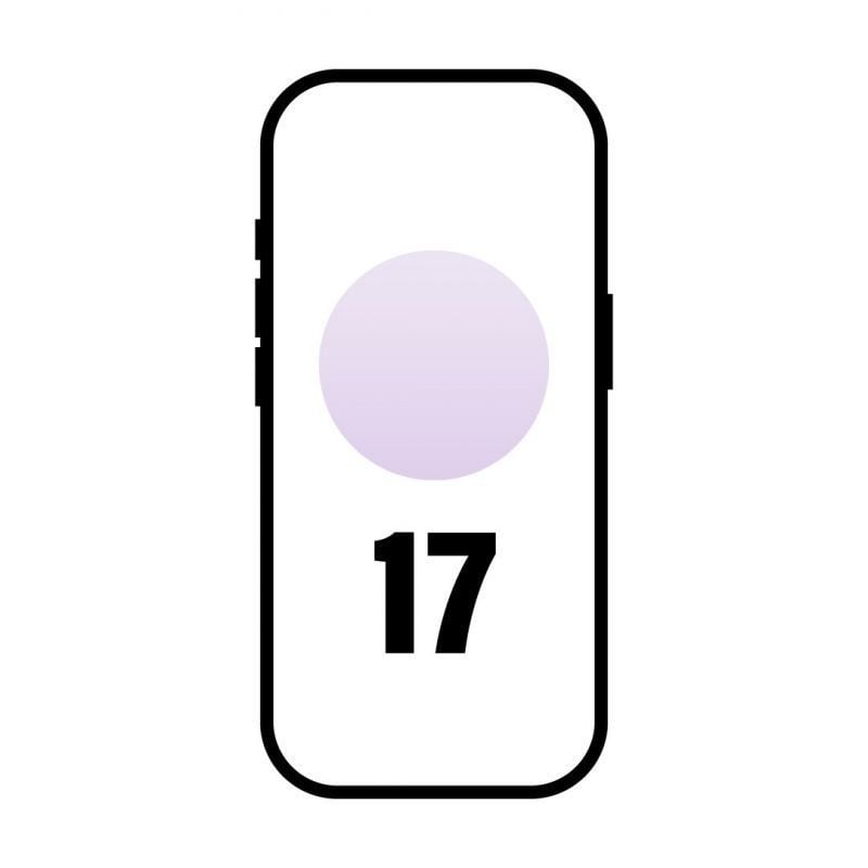 Smartphone Apple iPhone 17 256GB/ 6.3"/ 5G/ Lavanda