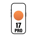 Smartphone Apple iPhone 17 Pro 256GB/ 6.3"/ 5G/ Naranja Cosmico