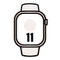 Apple Watch Series 11/ GPS/ Cellular/ 42mm/ Oro Rosa/ Correa Deportiva Rosa Rubor (S/M)