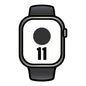 Apple Watch Series 11/ GPS/ Cellular/ 42mm/ Titanio Natural/ Correa Deportiva Negra (M/L)