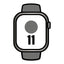 Apple Watch Series 11/ GPS/ Cellular/ 46mm/ Titanio Natural/ Correa Deportiva Gris Piedra S/M
