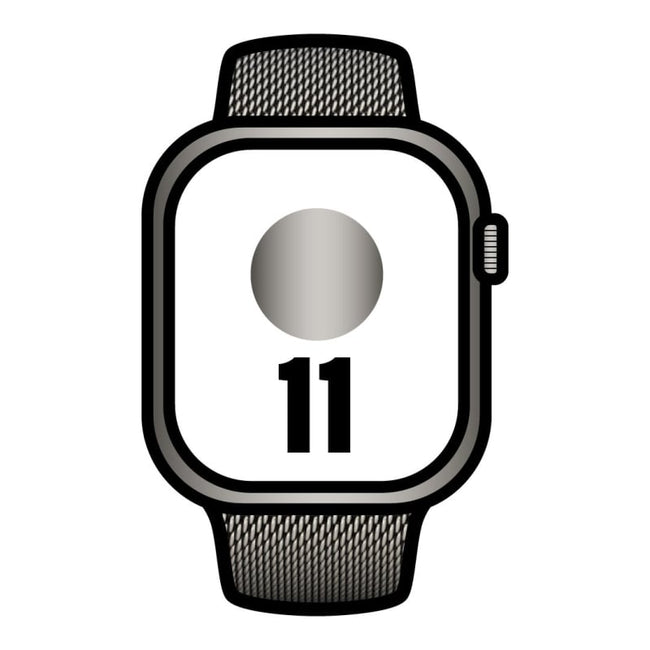 Apple Watch Series 11/ GPS / Cellular/ 46mm/ Titanio Natural/ Correa Milanese Natural S/M Hover Image