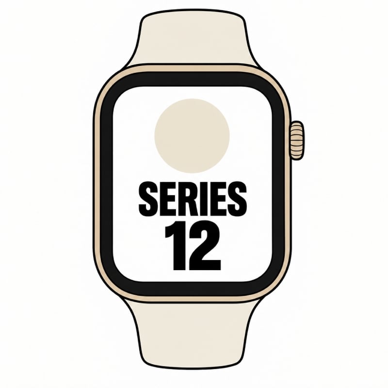 Apple Watch Series 12/ GPS/ 46mm/ Dorado Claro/ Correa Deportiva Arena (S/M)