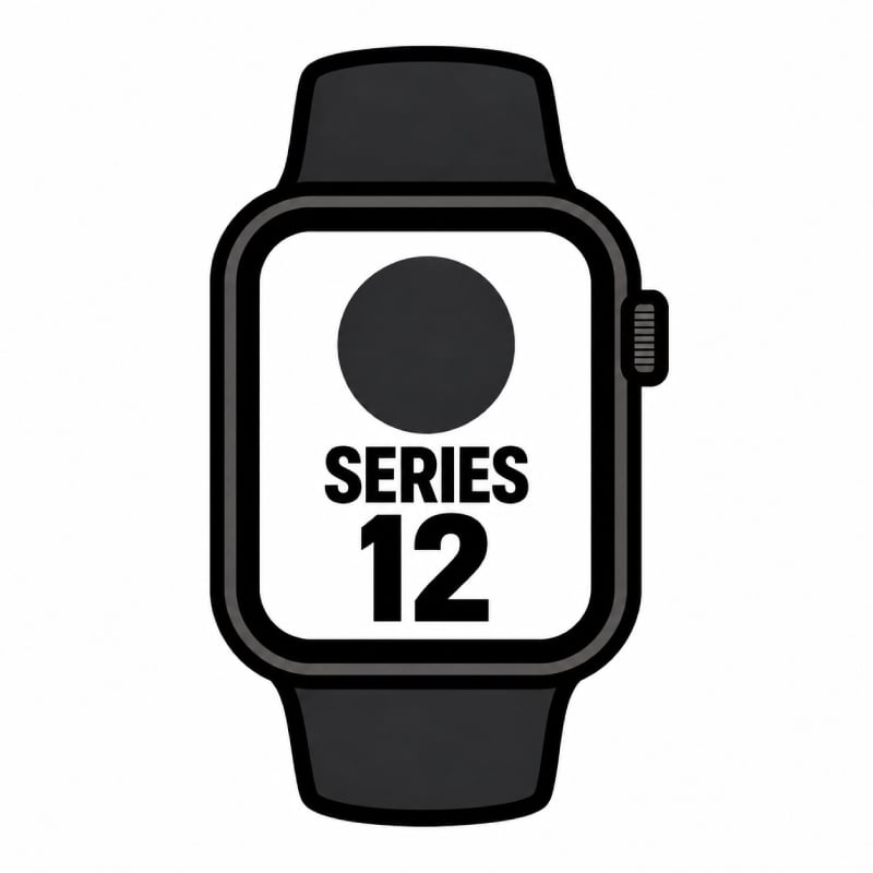 Apple Watch Series 12/ GPS/ Cellular/ 42mm/ Negro/ Correa Deportiva Negra (S/M)