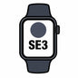 Apple Watch SE3/ GPS/ 40mm/ Caja de Aluminio Medianoche/ Correa Deportiva Azul Marino M/L