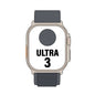 Apple Watch Ultra 3/ GPS/ Cellular/ 49mm/ Caja Titanio Negro/ Correa Loop Alpine Negra S