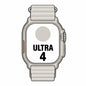 Apple Watch Ultra 4/ GPS/ 49mm/ Caja de Titanio Natural/ Correa Ocean Gris Translúcido