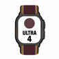 Apple Watch Ultra 4/ GPS/ 49mm/ Caja de Titanio Negro/ Correa Loop Trail Burdeos M/L