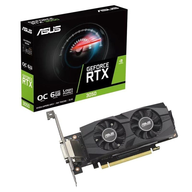 Tarjeta Gráfica Asus GeForce RTX 3050 LP BRK OC Edition/ 6GB GDDR6/ Compatible con Perfil Bajo Hover Image