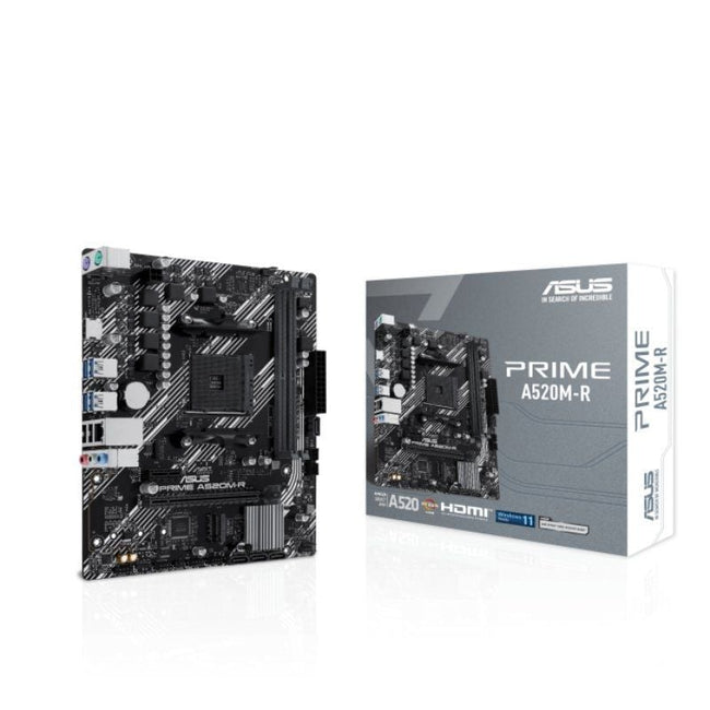 Placa Base Asus Prime A520M-R Socket AM4/ DDR4/ PCIe 3.0/ Micro ATX Hover Image