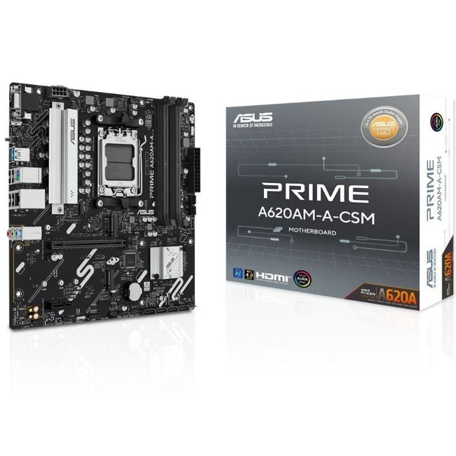 Placa Base Asus A620AM-A-CSM Socket AM5/ DDR5/ PCIe 4.0/ Micro ATX Hover Image