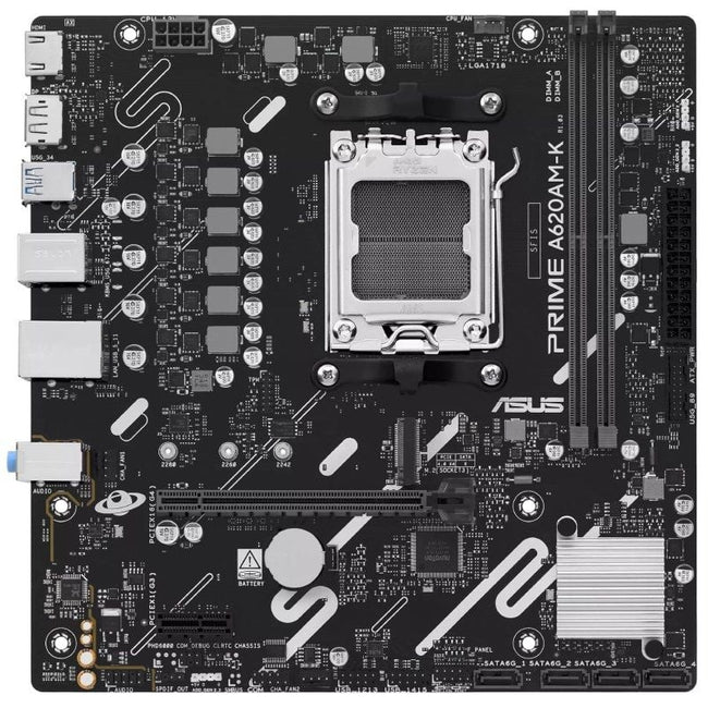 Placa Base Asus A620AM-K Socket AM5/ DDR5/ PCIe 4.0/ Micro ATX Main Image
