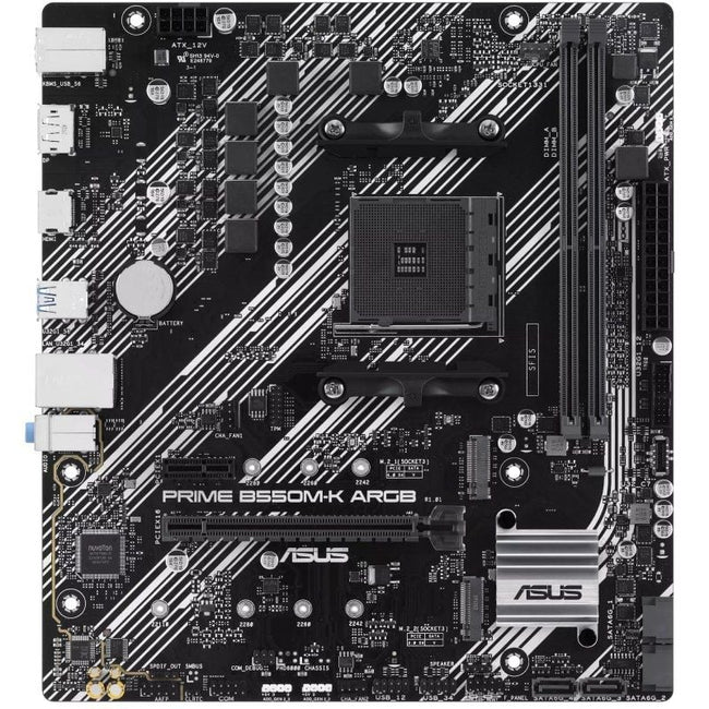 Placa Base Asus Prime B550M-K ARGB Socket AM4/ DDR4/ PCIe 4.0/ Micro ATX Main Image