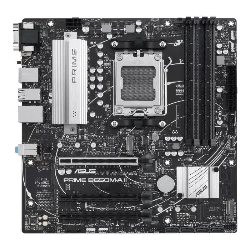 Placa Base Asus Prime B650M-A II-CSM/ Socket AM5/ DDR5/ PCIe 5.0/ Micro ATX