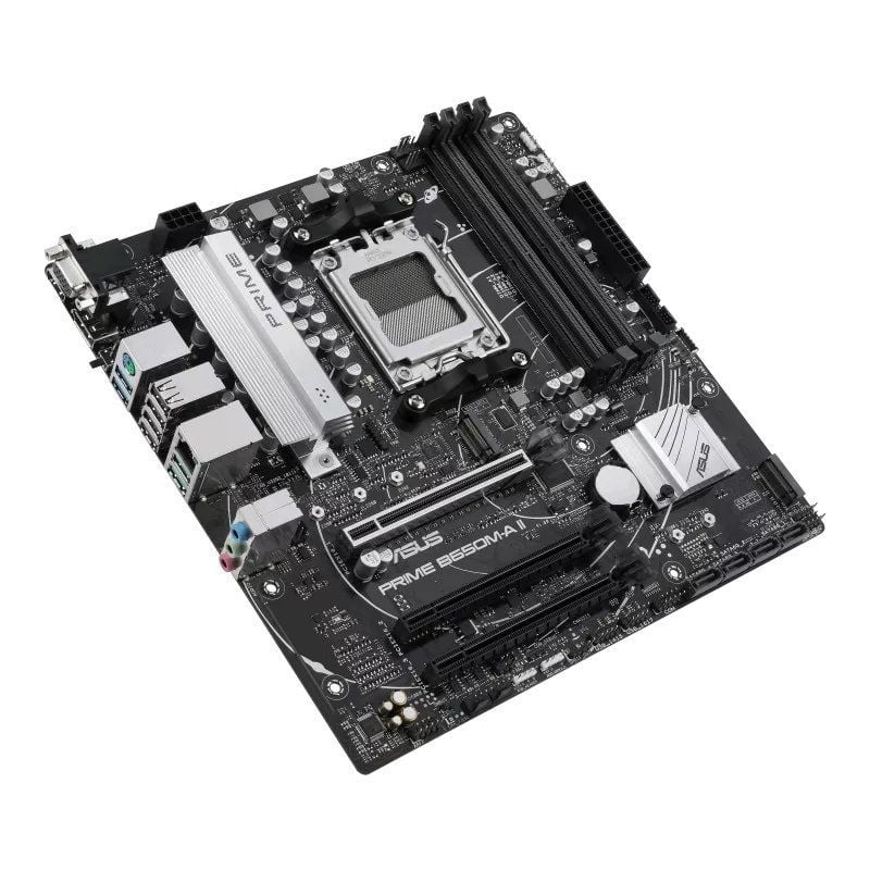 Placa Base Asus Prime B650M-A II-CSM/ Socket AM5/ DDR5/ PCIe 5.0/ Micro ATX