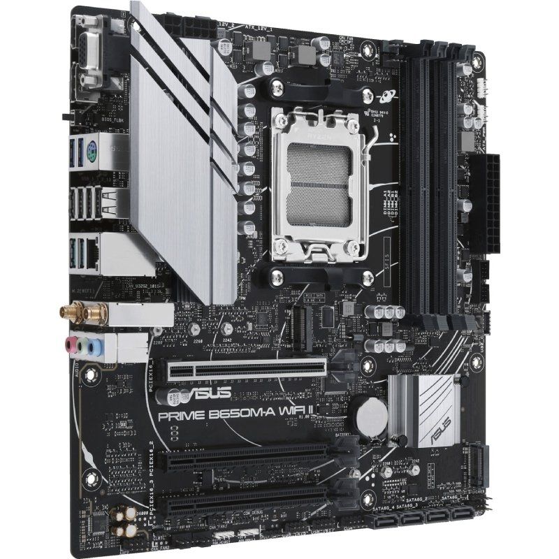 Placa Base Asus Prime B650M-A WIFI II Socket AM5/ DDR5/ PCIe 5.0/ Micro ATX