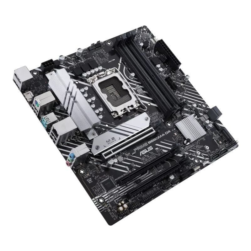 Placa Base Asus Prime B660M-A D4-CSM/ Socket 1700/ DDR4/ PCIe 4.0/ Micro ATX