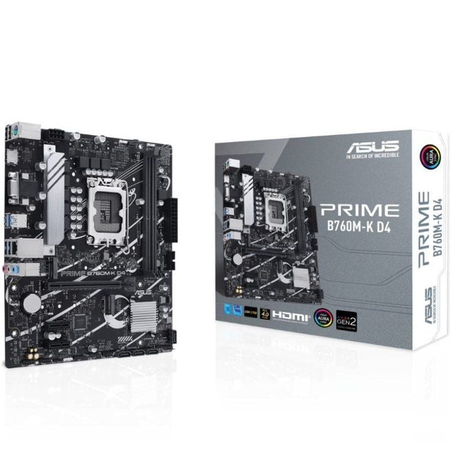 Placa Base Asus Prime B760M-K D4 Socket 1700/ DDR4/ PCIe 4.0/ Micro ATX Hover Image