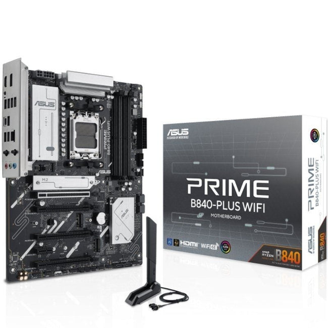 Placa Base Asus Prime B840-PLUS WIFI Socket AM5/ DDR5/ PCIe 4.0 Hover Image