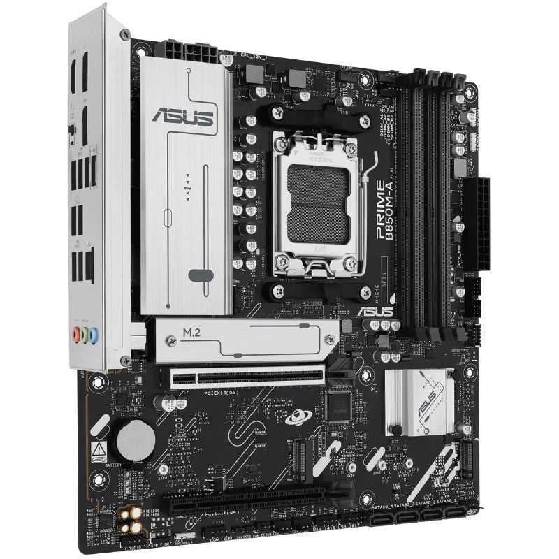 Placa Base Asus Prime B850M-A-CSM Socket AM5/ DDR5/ PCIe 5.0/ Micro ATX