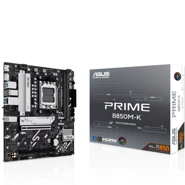 Placa Base Asus Prime B850M-K Socket AM5/ DDR5/ PCIe 5.0/ Micro ATX Hover Image