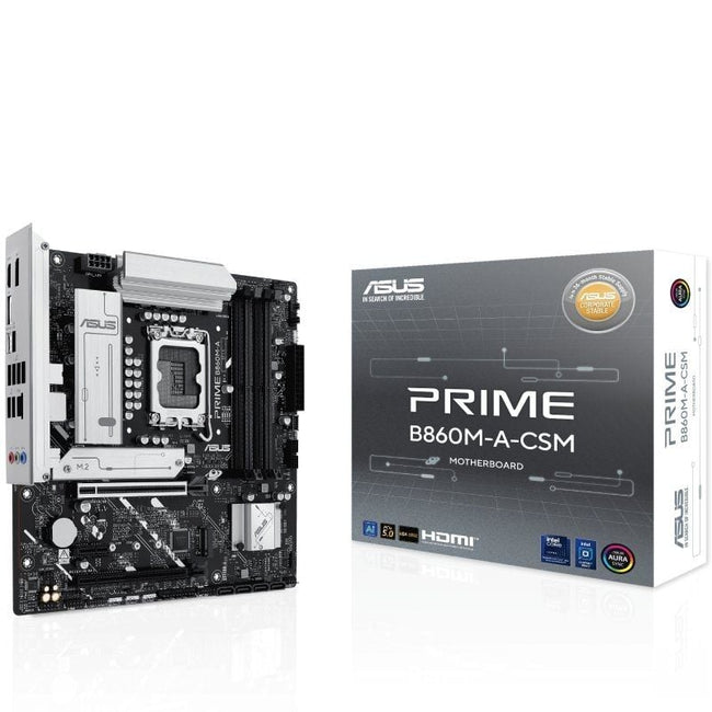 Placa Base Asus Prime B860M-A CSM Socket 1851/ DDR5/ PCIe 5.0/ Micro ATX Hover Image