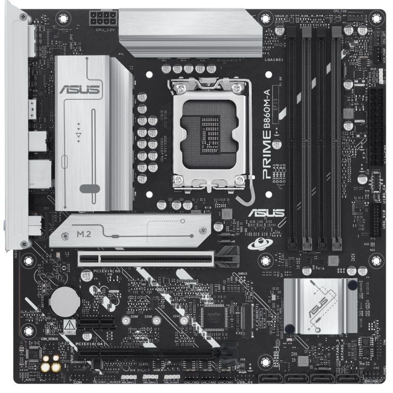 Placa Base Asus Prime B860M-A CSM Socket 1851/ DDR5/ PCIe 5.0/ Micro ATX