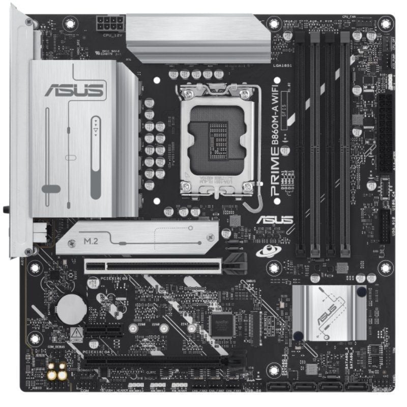 Placa Base Asus Prime B860M-A WIFI Socket 1851/ DDR5/ PCIe 5.0/ Micro ATX
