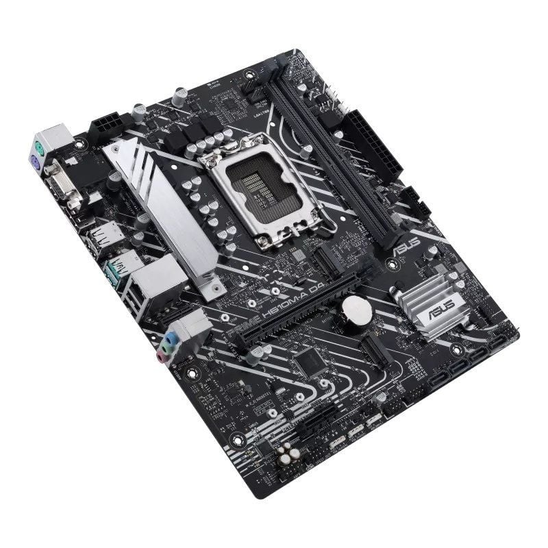 Placa Base Asus Prime H610M-A D4-CSM/ Socket 1700/ DDR4/ PCIe 4.0/ Micro ATX