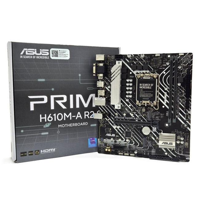 Placa Base Asus Prime H610M-A R2.0/ Socket 1700/ DDR5/ PCIe 4.0/ Micro ATX Hover Image