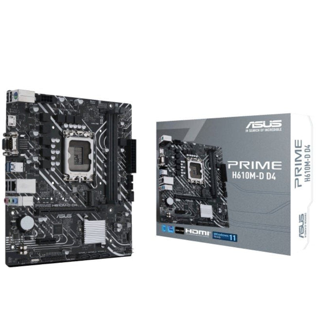 Placa Base Asus Prime H610M-D D4/ Socket 1700/ DDR4/ PCIe 4.0/ Micro ATX Hover Image