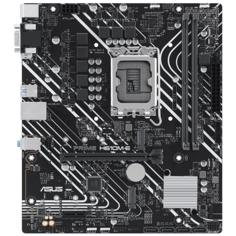 Placa Base Asus Prime H610M-E-CSM/ Socket 1700/ DDR5/ PCIe 4.0/ Micro ATX
