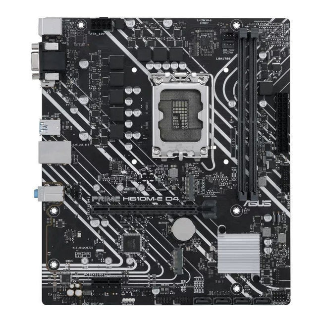 Placa Base Asus Prime H610M-E D4-CSM/ Socket 1700/ DDR4/ PCIe 4.0/ Micro ATX Main Image