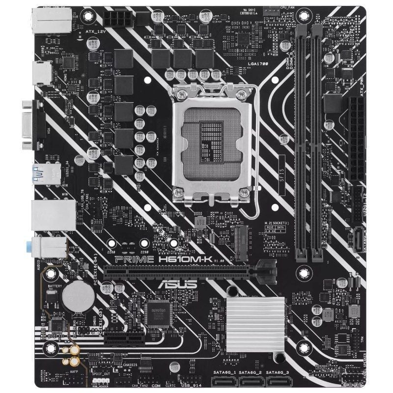 Placa Base Asus Prime H610M-K Socket 1700/ DDR5/ PCIe 4.0/ Micro ATX