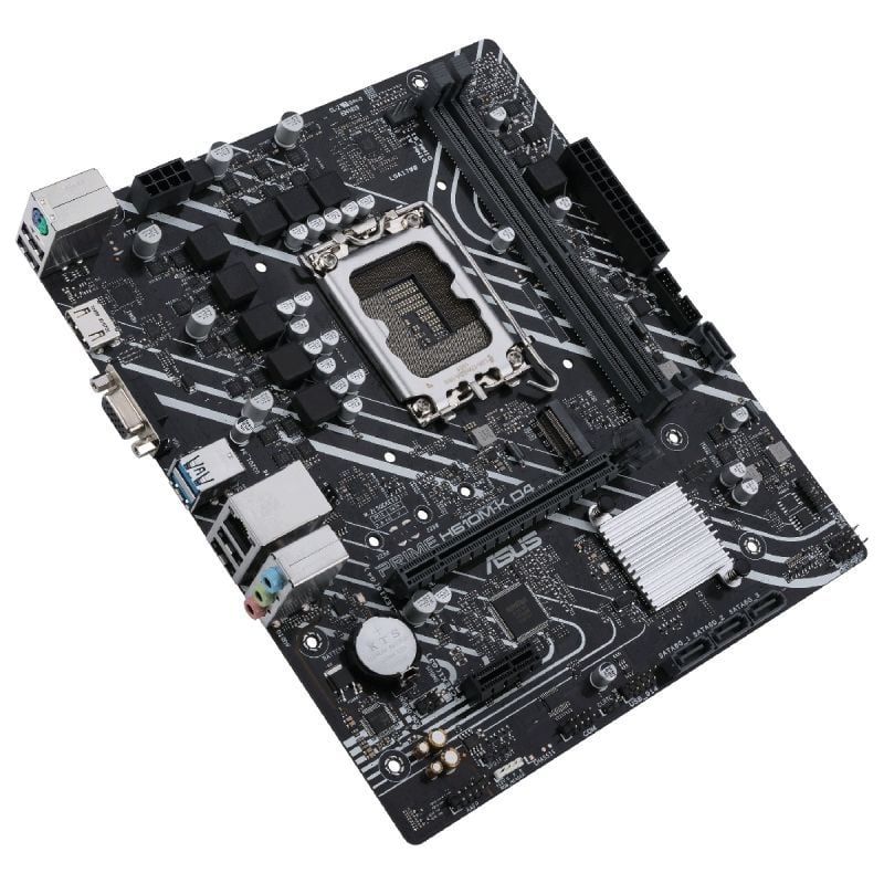 Placa Base Asus Prime H610M-K D4/ Socket 1700/ DDR4/ PCIe 4.0/ Micro ATX