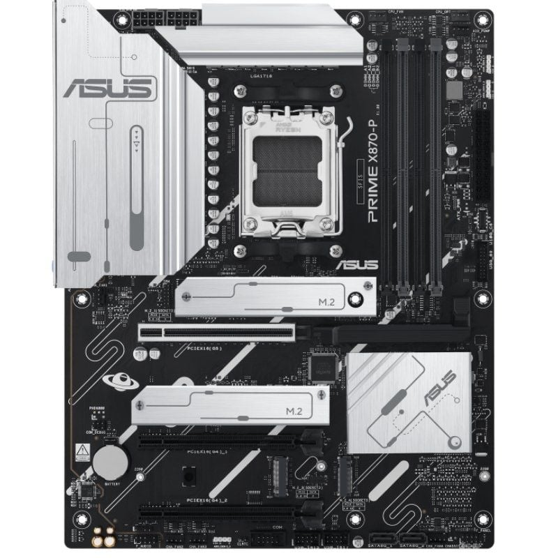 Placa Base Asus Prime X870-P/ Socket AM5/ DDR5/ PCIe 5.0
