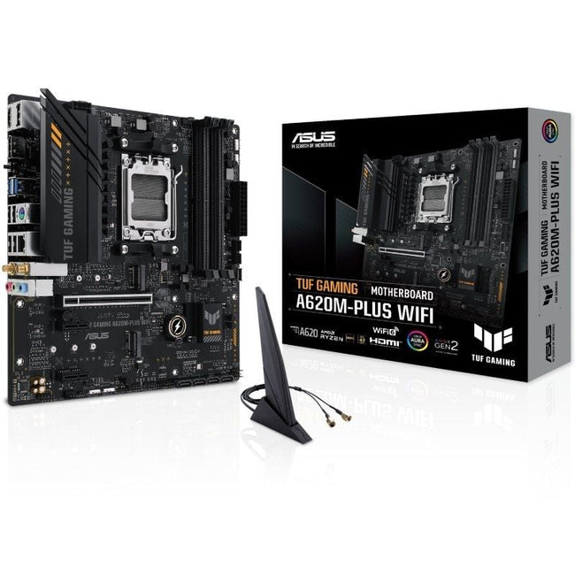 Placa Base Asus TUF GAMING A620M-PLUS WiFi Socket AM5/ DDR5/ PCIe 4.0/ Micro ATX Hover Image