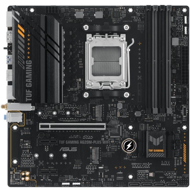 Placa Base Asus TUF GAMING A620M-PLUS WiFi Socket AM5/ DDR5/ PCIe 4.0/ Micro ATX