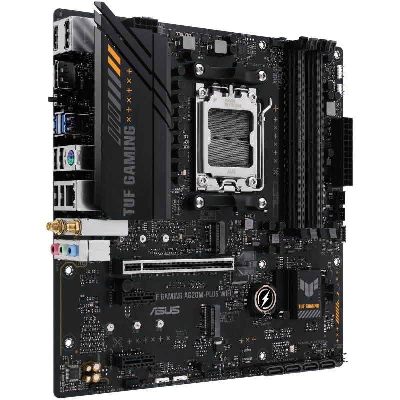 Placa Base Asus TUF GAMING A620M-PLUS WiFi Socket AM5/ DDR5/ PCIe 4.0/ Micro ATX