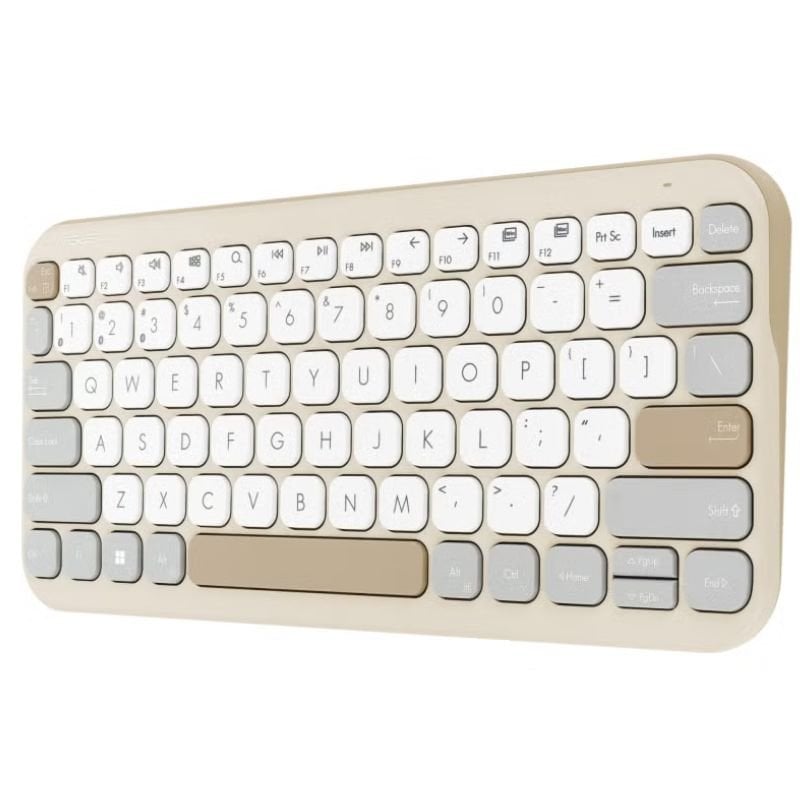 Teclado Inalámbrico Asus Marshmallow KW100/ Beige