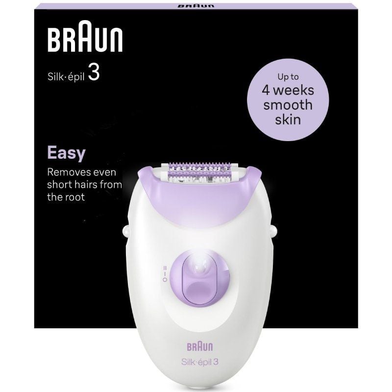 Depiladora Braun Silk Epil Series 3 SE3-000/ Con Cable