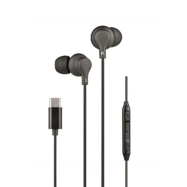 Auriculares Intrauditivos Daewoo DW2015/ con Micrófono/ USB Tipo-C/ Negros Hover Image