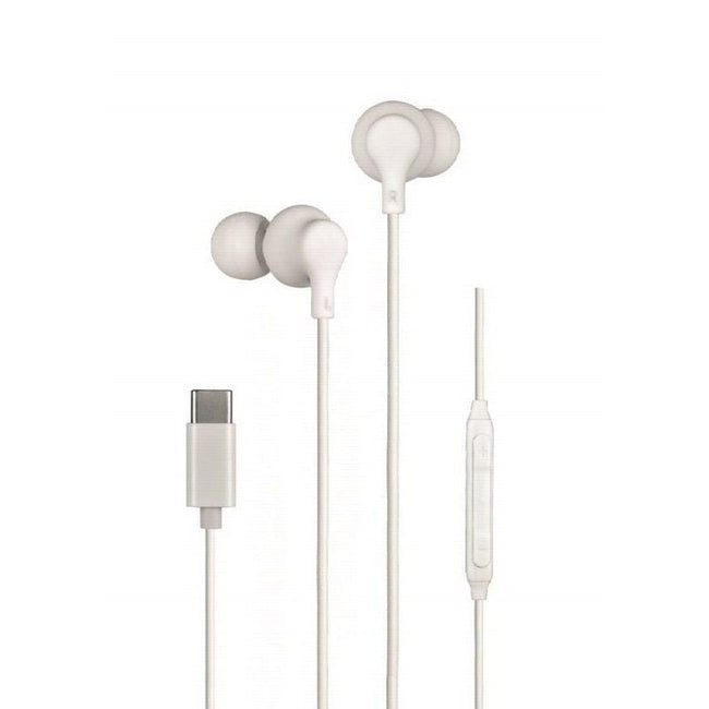 Auriculares Intrauditivos Daewoo DW2016/ con Micrófono/ USB Tipo-C/ Blancos Hover Image