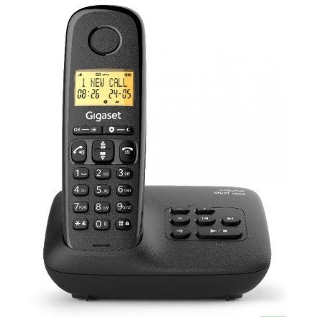 Teléfono Inalámbrico Gigaset Basic 100/ Negro Hover Image