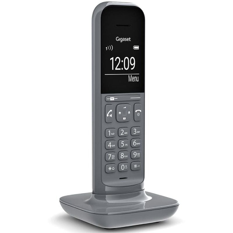 Teléfono Inalámbrico Gigaset CL390/ Pack DUO/ Gris