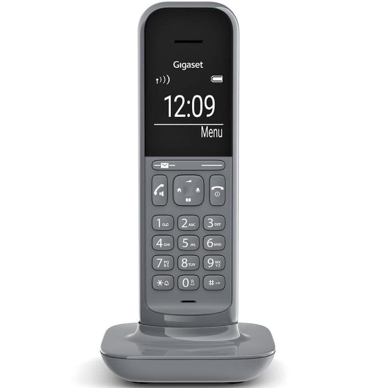 Teléfono Inalámbrico Gigaset CL390/ Pack DUO/ Gris