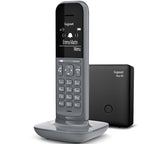Teléfono Inalámbrico Gigaset CL390/ Pack DUO/ Gris